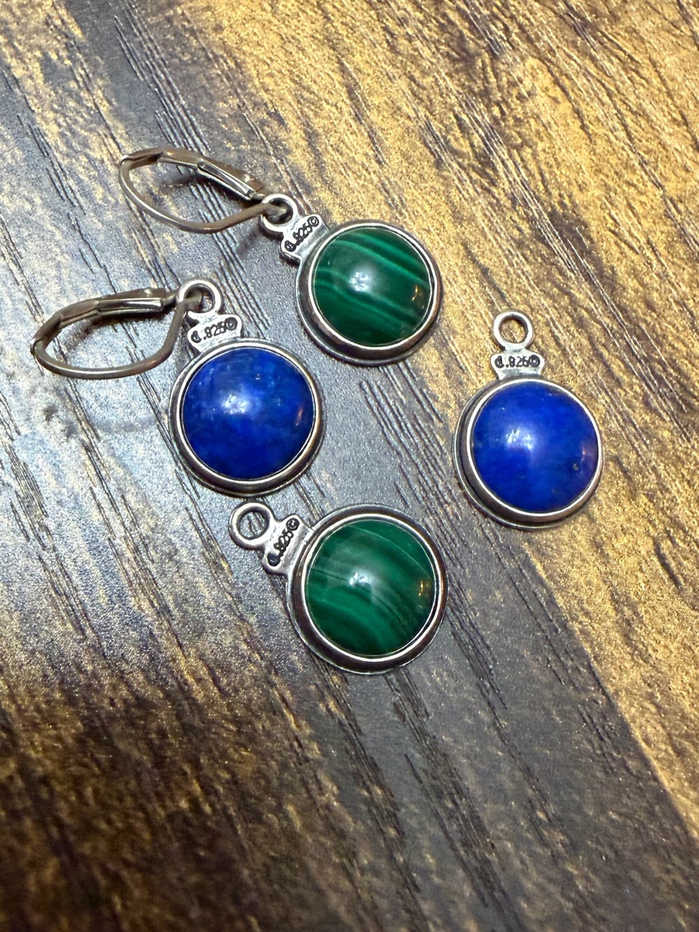 Vintage Sterling Silver Carolyn Pollack drop earrings